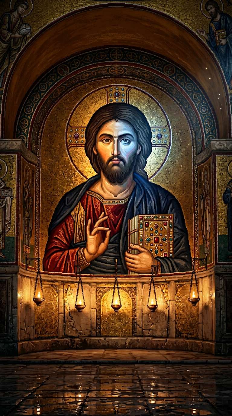 Christus-Pantokrator-Ikone aus dieser Quest